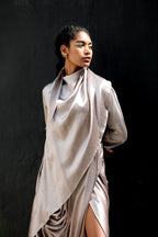 Drape Beatrice with trench