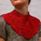 French knots embroidered Collar