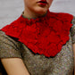 French knots embroidered Collar