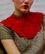 French knots embroidered Collar