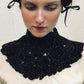 Black embroidered Collar