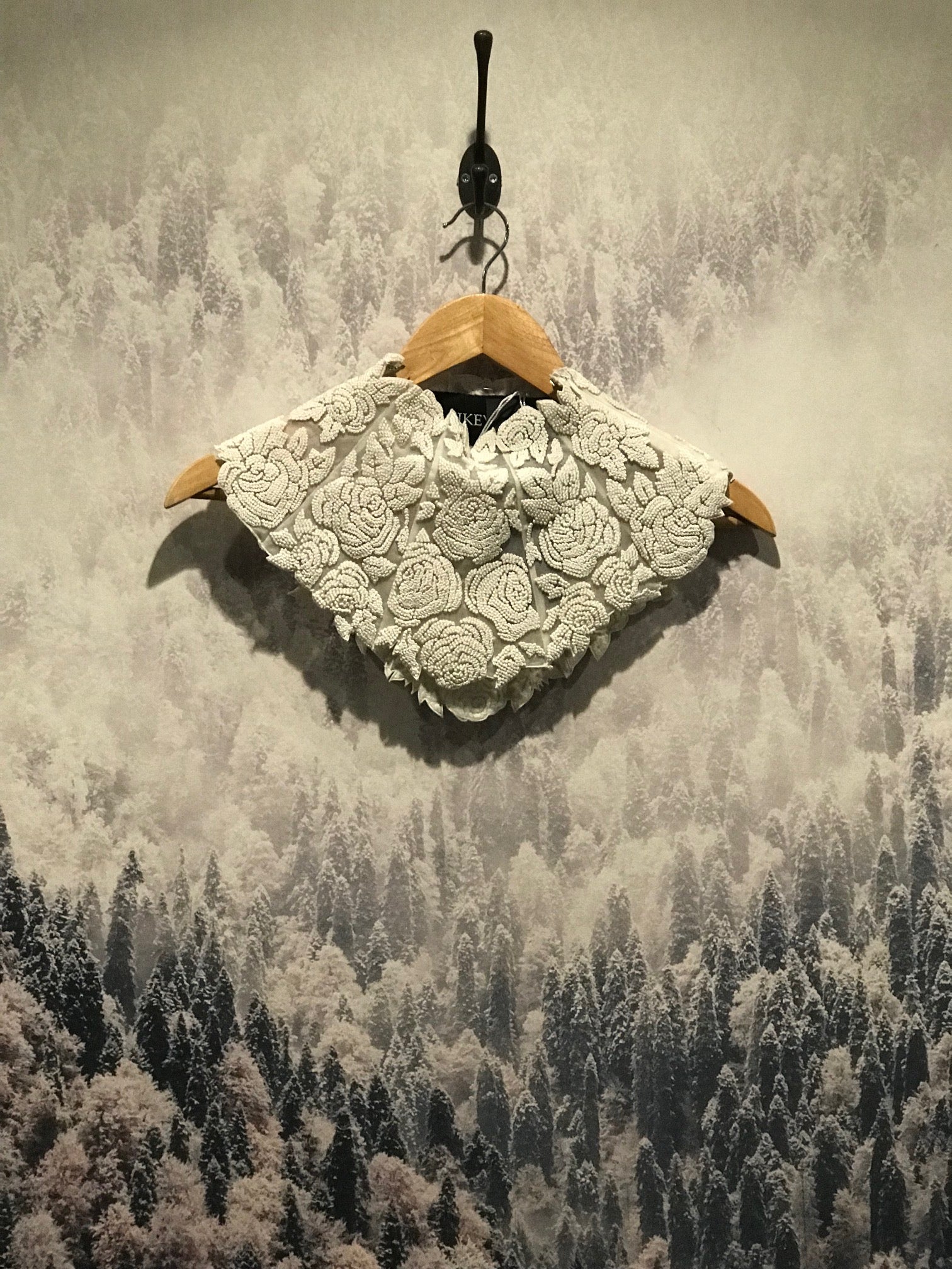 French knots embroidered Collar